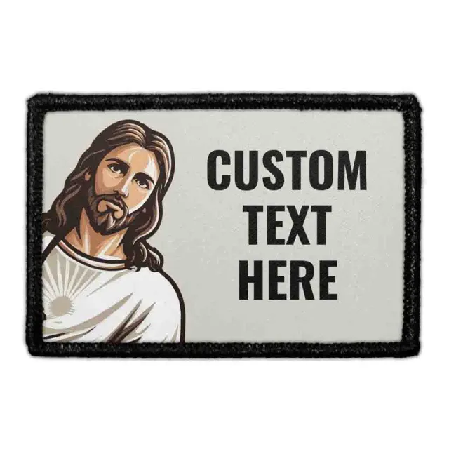 Pull Patch Jesus That's Funny patch 76x51 mm velcro