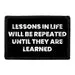 Pull Patch Lessons In Life patch citat 76x51 mm
