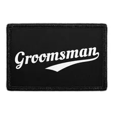 Pull Patch Groomsman Sports velcromærke 1 stk bryllup