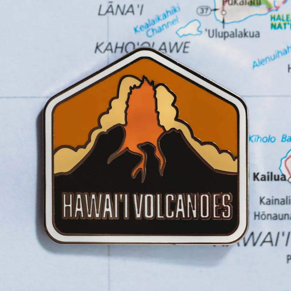 Vagabond Heart Hawaii Volcanoes emaljepin nationalpark