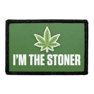 Pull Patch I'm The Stoner patch med velcro 76x51 mm
