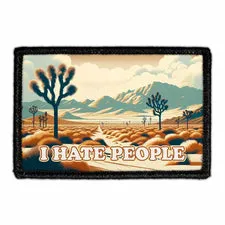 Pull Patch I Hate People Joshua Tree patch velcro – ørken