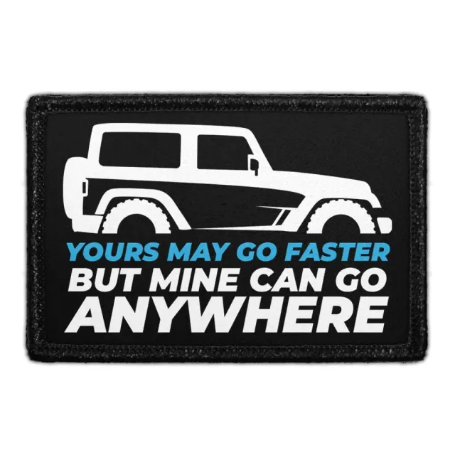 Pull Patch Mine Can Go Anywhere patch med velcro 4x4