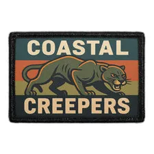 Pull Patch Coastal Creepers mærke velcro 76x51 mm