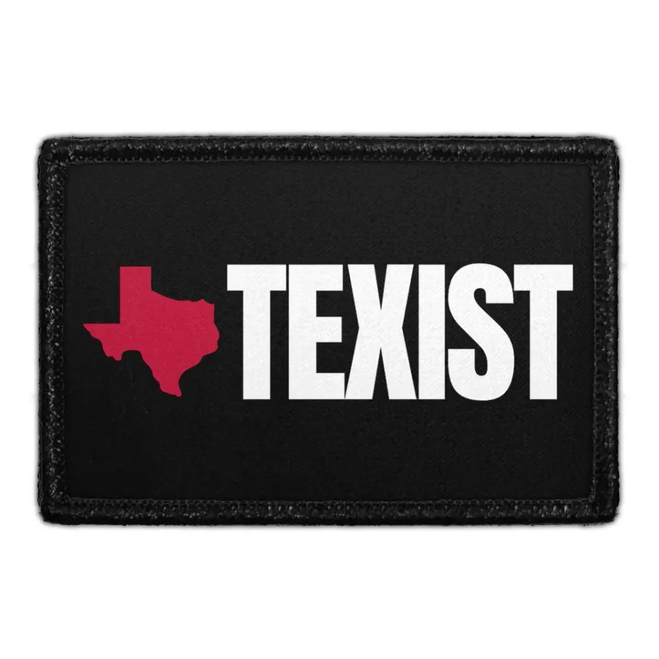 Pull Patch Texist patch 76x51 mm velcro Texas