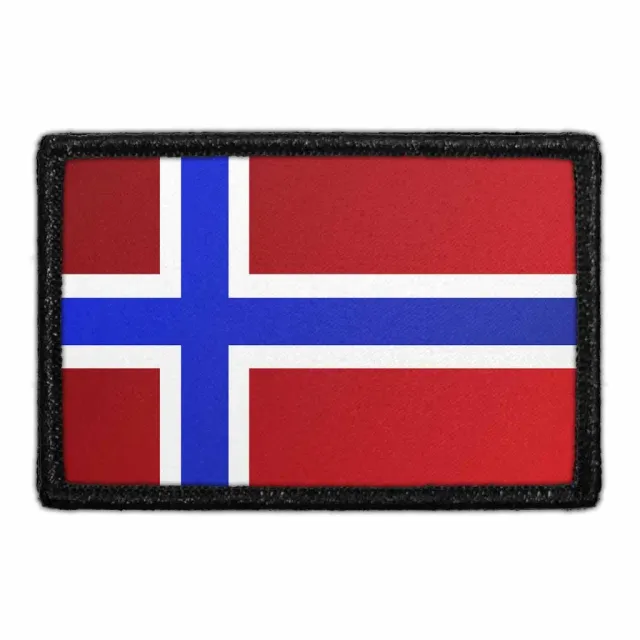 Pull Patch Norway Flag patch farve velcro