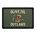 Pull Patch Olive Oil Outlaws Italy patch 76x51 mm mad