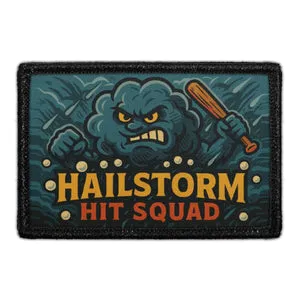 Pull Patch Hailstorm Hit Squad patch med velcro 76x51 mm