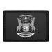 Pull Patch Michigan State Flag patch sort hvid velcro