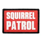 Pull Patch Squirrel Patrol velcro patch 7,6x5 cm