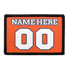 Pull Patch Jersey patch orange-blå-hvid custom