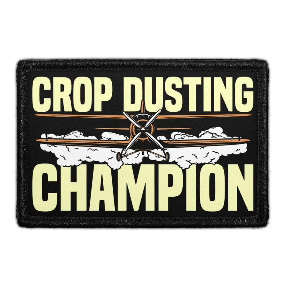 Pull Patch Crop Dusting Champion patch velcro 1 stk