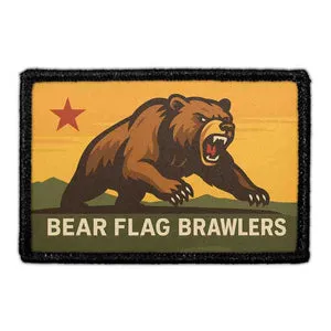 Pull Patch Bear Flag Brawlers patch med velcro