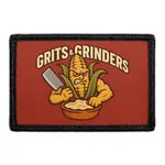 Pull Patch Grits & Grinders patch med velcro 76x51 mm