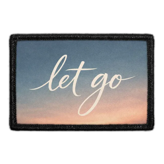 Pull Patch Let Go patch med velcro