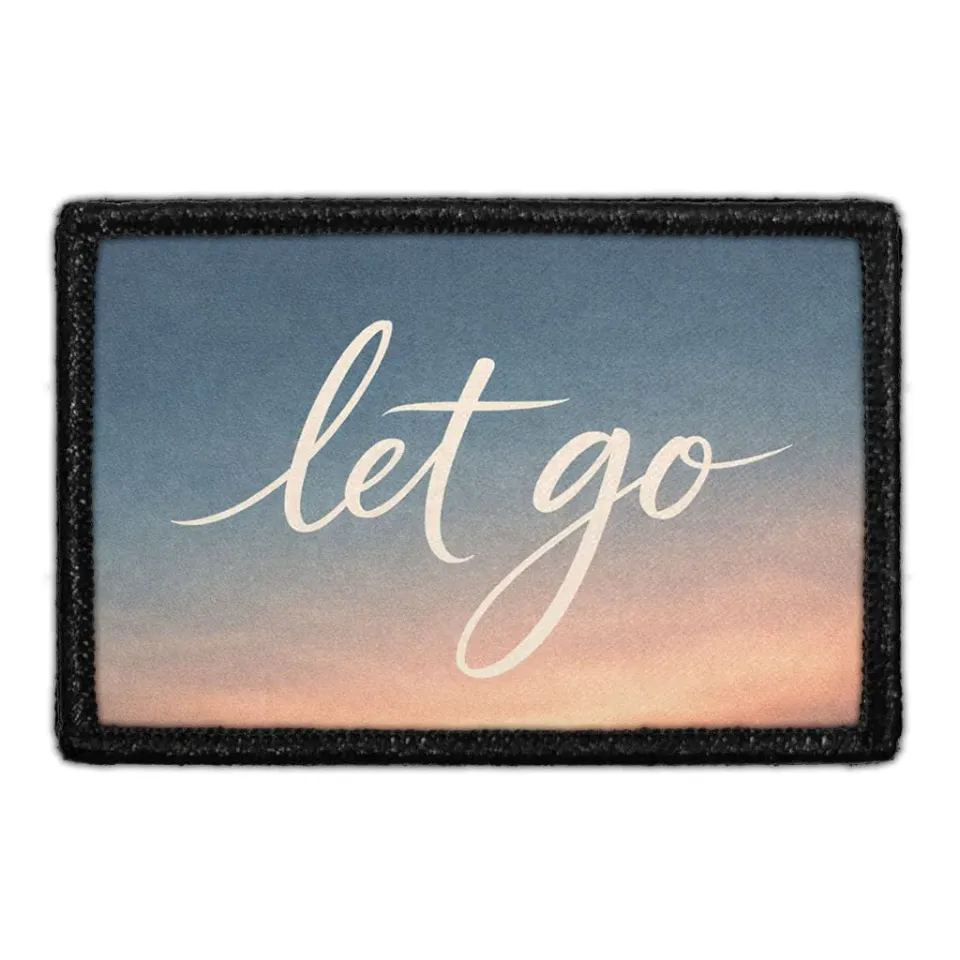 Pull Patch Let Go patch med velcro