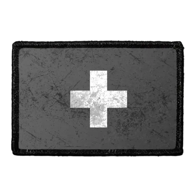 Pull Patch Switzerland Flag patch sort hvid