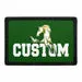 Pull Patch Custom Text With Horse patch hvid outline velcro