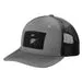 Pull Patch Youth Trucker Curved Bill børnekasket grå/sort