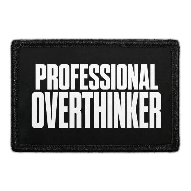 Pull Patch Professional Overthinker lap 7,6x5 cm