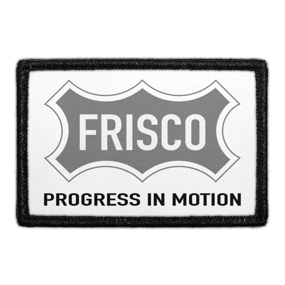 Pull Patch Frisco City Flag sort-hvid patch 3x2 velcro
