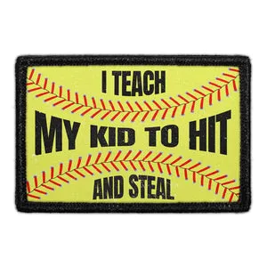 Pull Patch I Teach My Kid patch softball