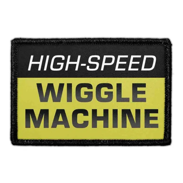 Pull Patch High Speed Wiggle Machine patch velcro logrende