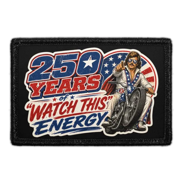 Pull Patch 250 Years of Watch This Energy patch med velcro