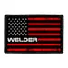 Pull Patch Welder US Flag Red patch velcro