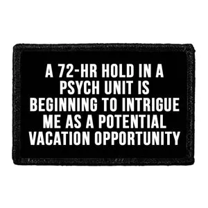 Pull Patch 72-Hr Hold Psych Unit patch velcro 76mm