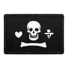 Pull Patch Pirate Stede Bonnet Flag patch velcro