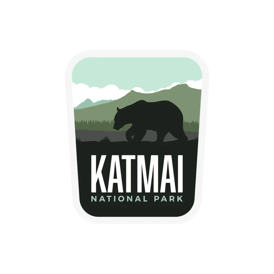 Vagabond Heart Katmai National Park klistermærke vinyl