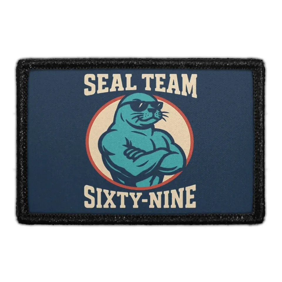 Pull Patch Seal Team Sixty Nine patch 3x2" velcro sjov