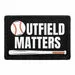 Pull Patch Outfield Matters patch 7,6x5 cm velcro sjov tekst