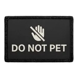 Pull Patch Do Not Pet Badge patch advarsel hund