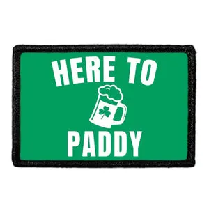 Pull Patch Here To Paddy Beer patch grøn