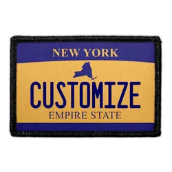Pull Patch New Hampshire nummerplade patch med egen tekst