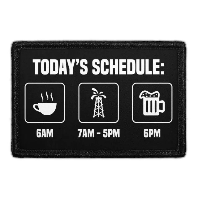 Pull Patch Roughneck Schedule patch med velcro 3x2