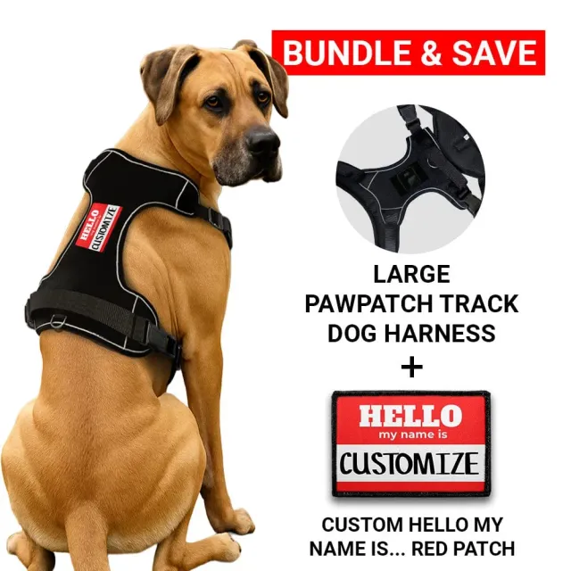 Pull Patch PawPatch Track hundesele Large rød hello bundle