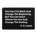 Pull Patch C. S. Lewis citat velcropatch motivation