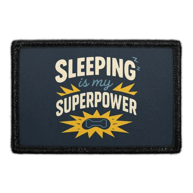Pull Patch Sleeping Superpower patch 76x51 mm velcro