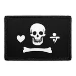 Pull Patch Pirate Stede Bonnet Flag patch velcro