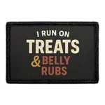 Pull Patch Treats Belly Rubs patch velcro hund