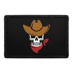 Pull Patch Cowboy Skull patch med velcro – cowboy-kranie