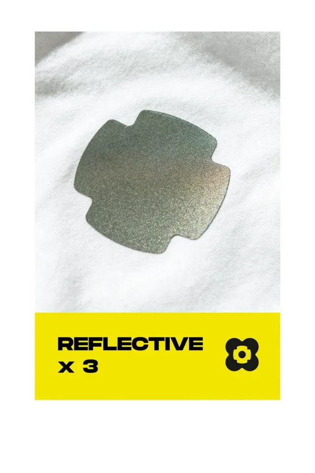 FabPatch Reflective FabMix tekstillapper mix 3-pak