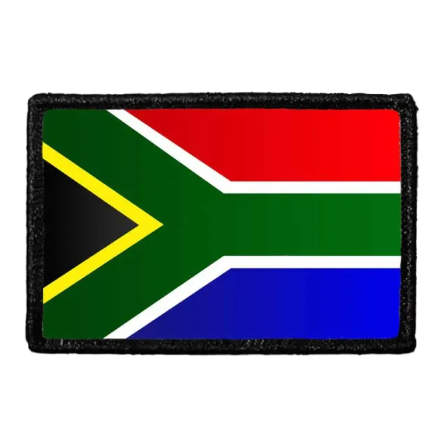 Pull Patch South Africa Flag patch farve velcro