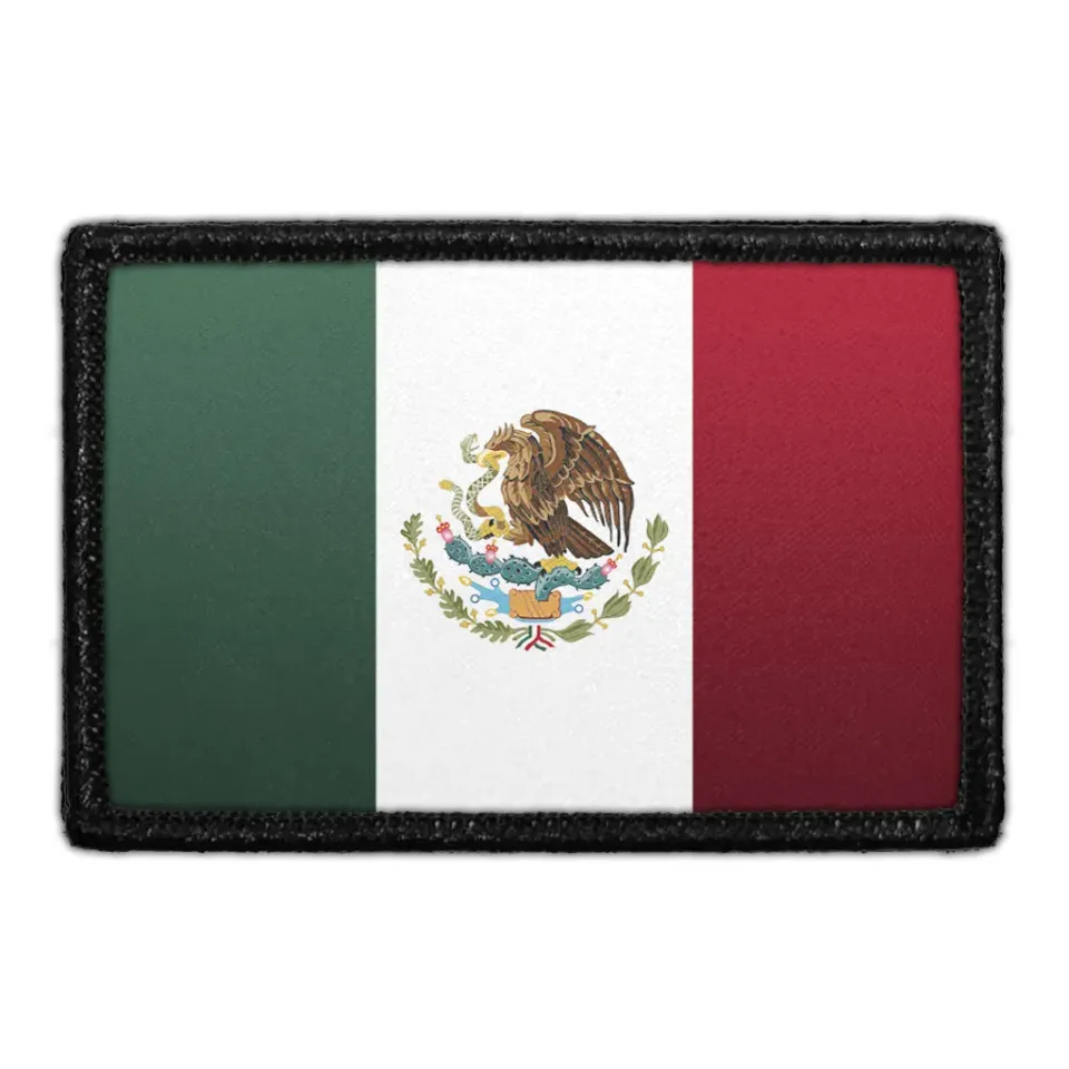 Pull Patch Mexico Flag patch farve