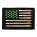 Pull Patch US Flag Marijuana Joints patch 3x2 velcro
