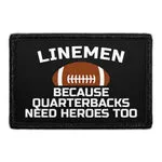Pull Patch Lineman Quarterbacks patch 76x51 mm football