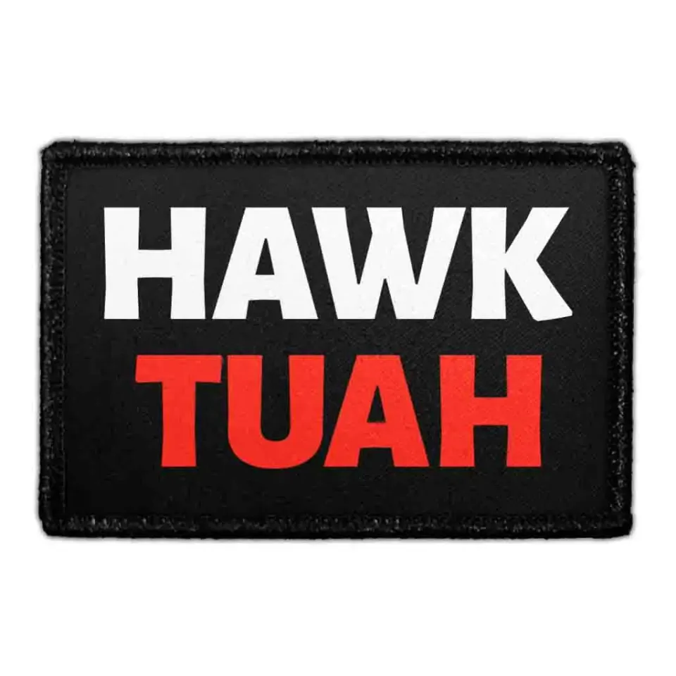 Pull Patch Hawk Tuah patch med velcro sjov